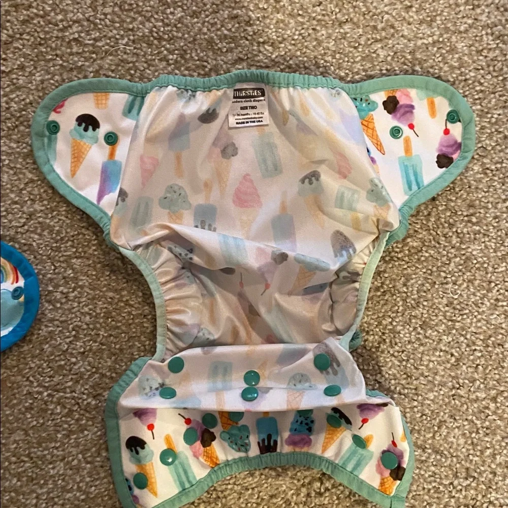 Thirsties size 2 cloth diaper covers